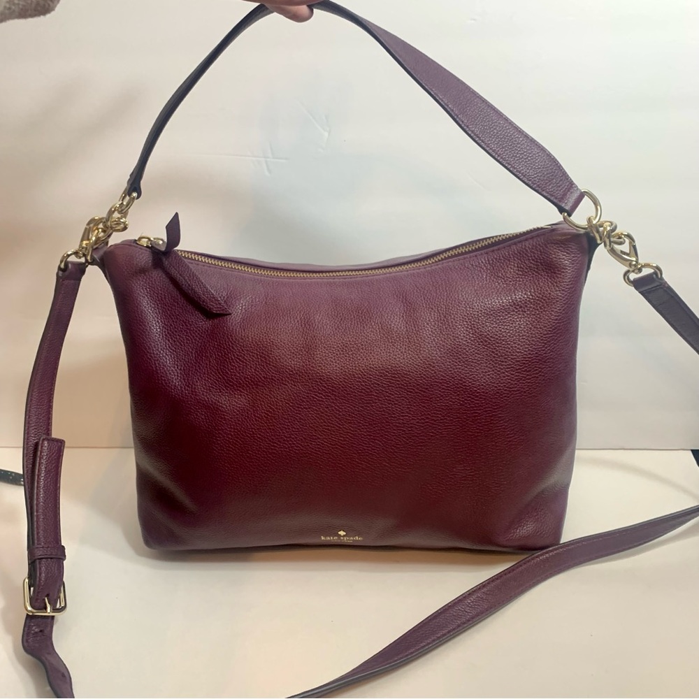 EUC. Kate Spade Alena Larchmont Avenue real Leather Shoulder or crossbody
